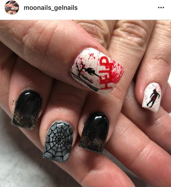 Help Me Nail Decal | Red