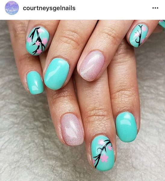 Cherry Blossom Nail Decal | Soft Pink