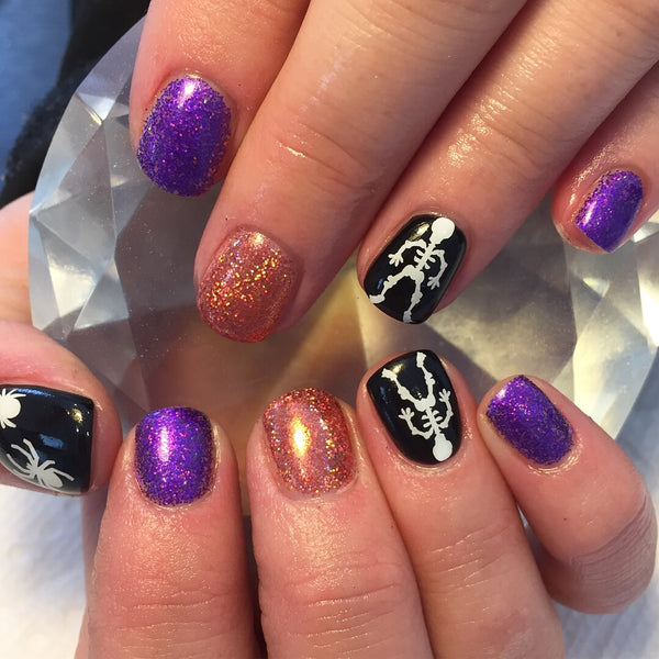 Mr. Bones Nail Decal | White