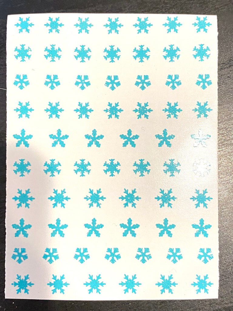 (Discontinued) Winter Snowflake Variety | Sparkle Tiffany Blue