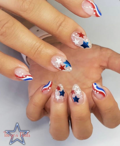 All Stars Nail Decal | Red