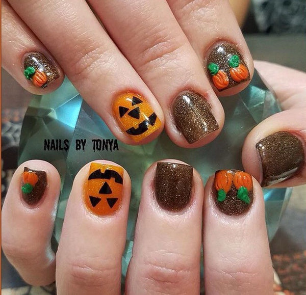 Jack-O-Lantern Faces DESIGN 1 | Black