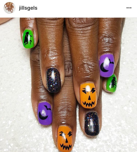Jack-O-Lantern Faces DESIGN 1 | Black