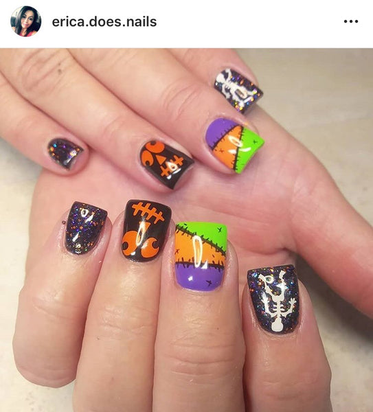 Mr. Bones Nail Decal | White