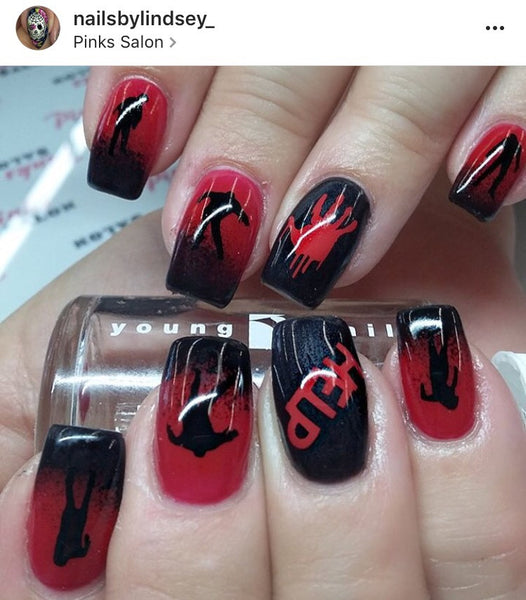 Help Me Nail Decal | Red