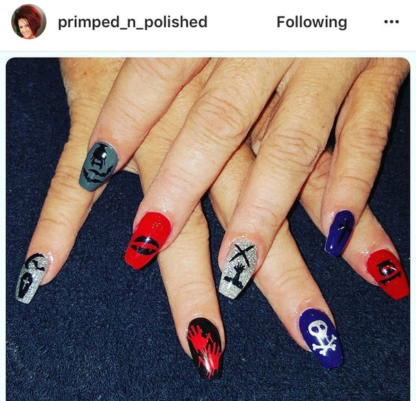 Dracula Nail Decal | Black