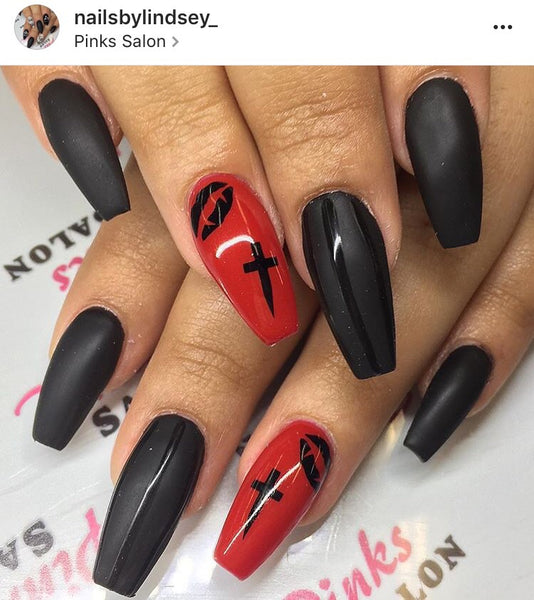 Dracula Nail Decal | Black