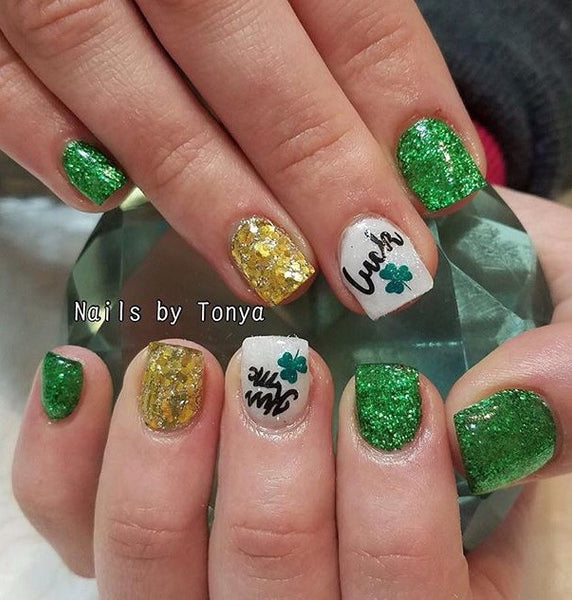 Luck Of The Irish Nail Decal | Black