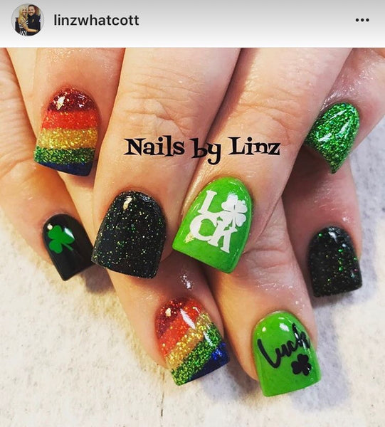 Luck Of The Irish Nail Decal | Black