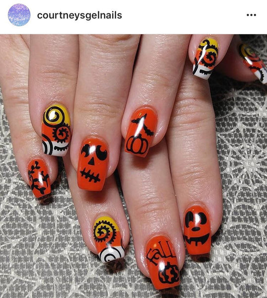 Jack-O-Lantern Faces DESIGN 1 | Black