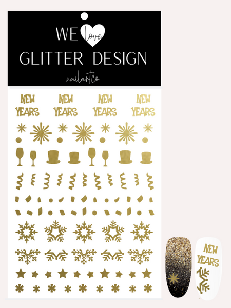 New Years Celebration | Gold Shimmer